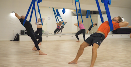 Aerial Yoga Workout hos FOF i Horsens