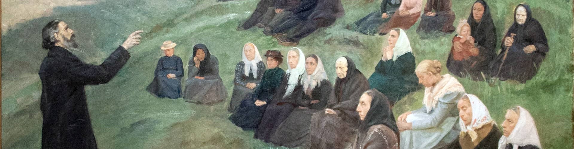 Billede af detalje fra et maleri af den danske kunstmaler Anne Ancher