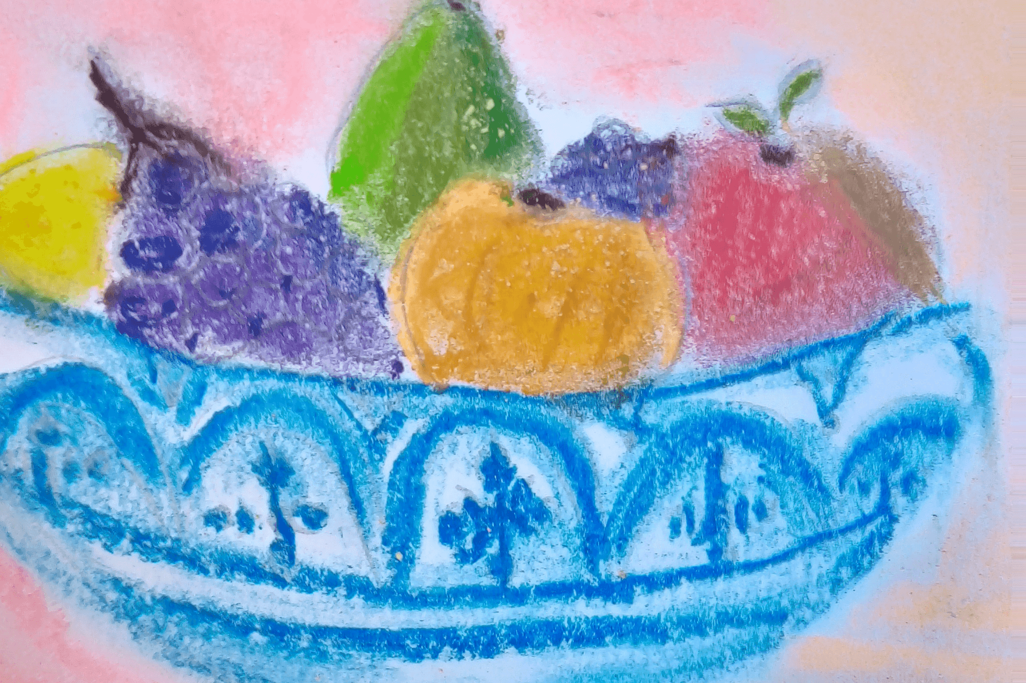 Leg med farver og motiver til billedkunstkurser for børn hos FOF Køge Bugt