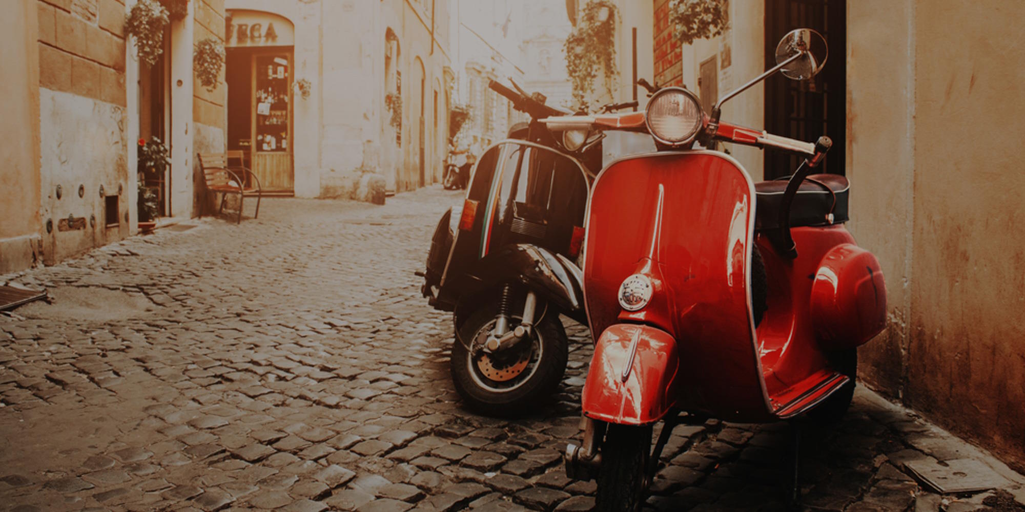 Billede af scootere