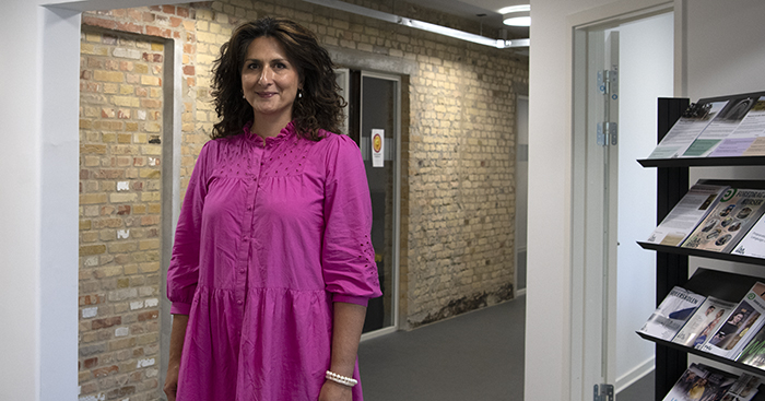 Medlem af bestyrelsen i FOF Aarhus, Golriz Kjeldgaard Ghozati.