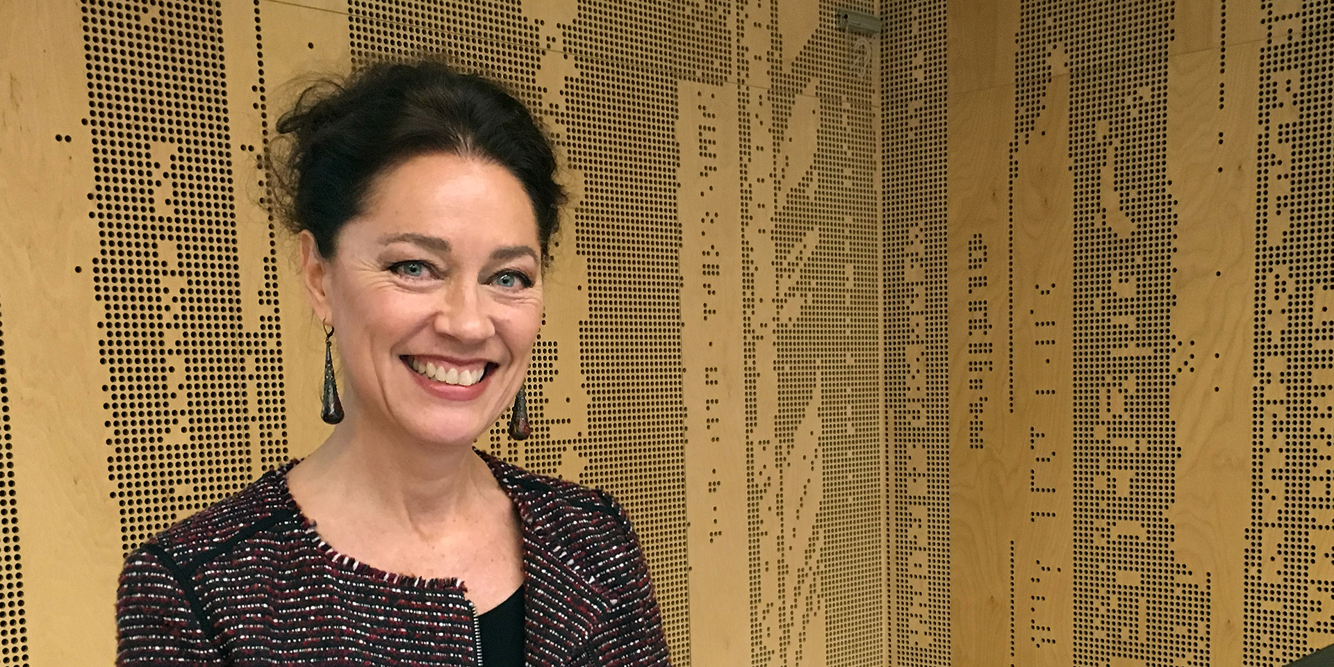 Billede af forsker Ann-Elisabeth Knudsen på Dokk1 i Aarhus