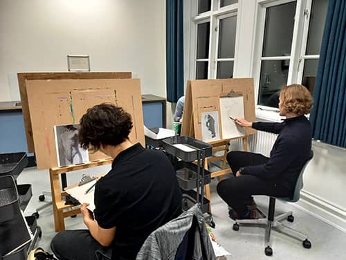 Klassisk tegning, kursus i tegning ved Sebastian Graneberg i FOF Aarhus