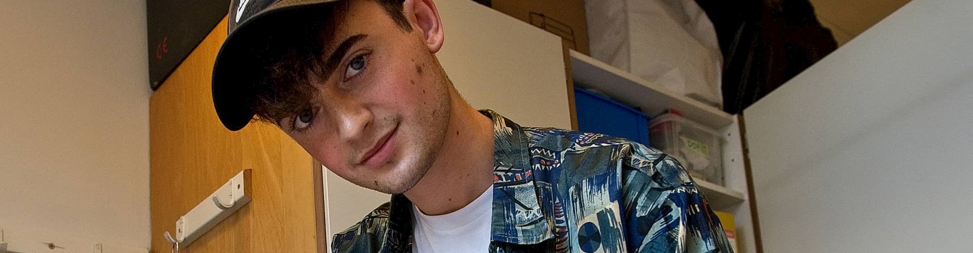 Kursist Andreas Gai, som går på syhold ved underciser Dorit Thomsen