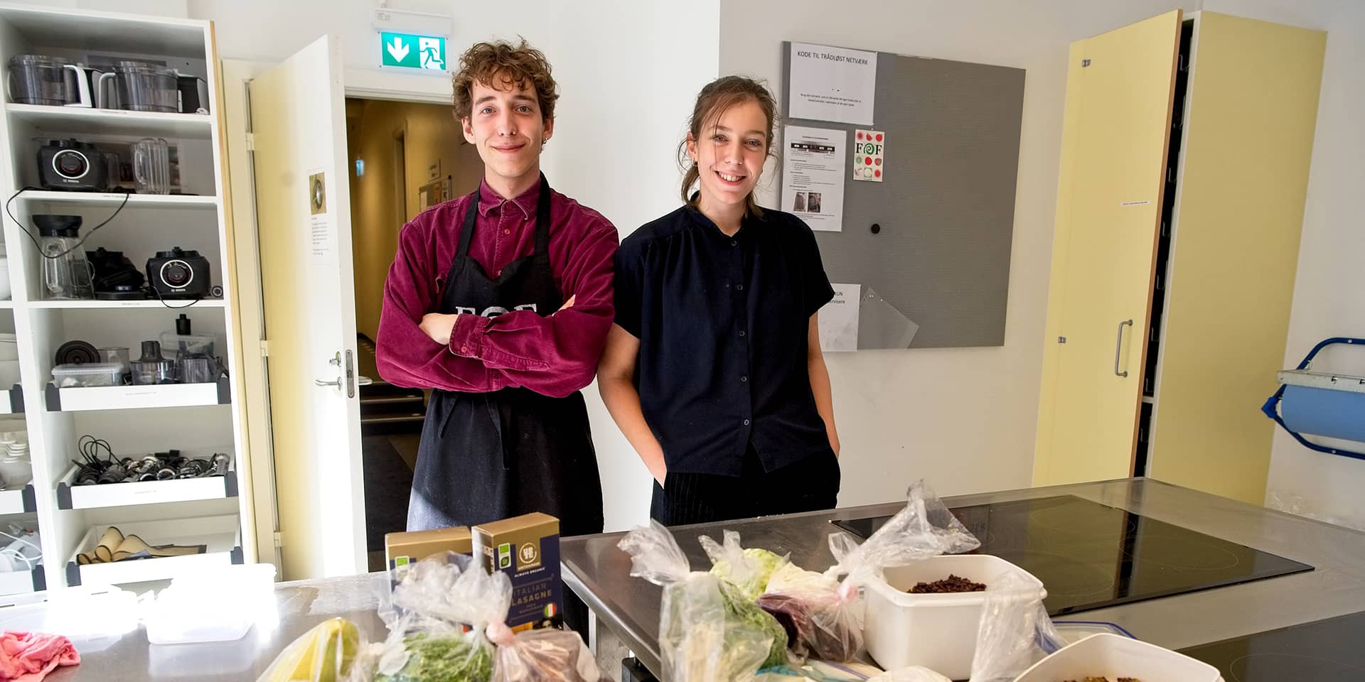Kursister på kurset 'Food Prepping - mad til en uge' ved FOF Aarhus, underviser Mia Skøtt Møbjerg