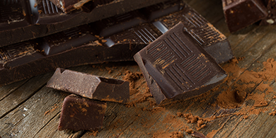 Billede af chokolade i blok