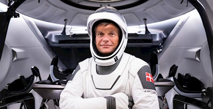 Andreas Mogensen, kreditering: SpaceX, foredrag om HUGINN-missionen med Ole J. Knudsen
