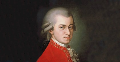 Billede af maleri af Wolfgang Amadeus Mozart