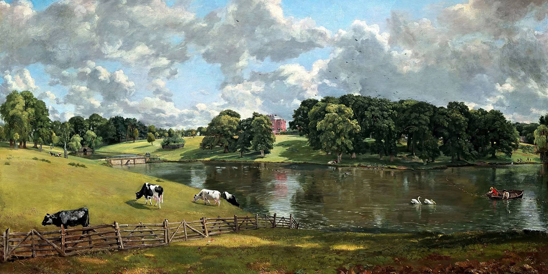Detalje fra maleri af den engelske maler John Constable