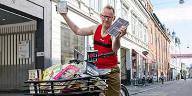 Billede af Nick Bo Madsen, underviser i Litteratur og filosogi på Kulturhøjskolen i FOF Aarhus