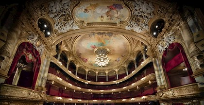 Operasal i Den Kungliga Operaen, Stockholm. Operarejse med FOF Aarhus.