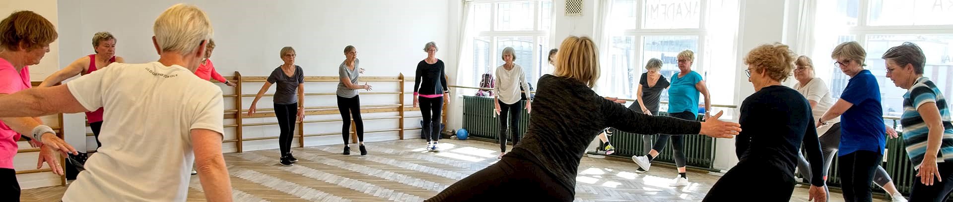 Gymnastik for kvinder 60+ ved FOF Aarhus