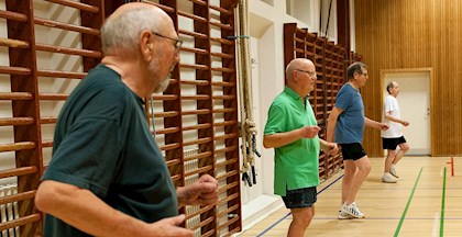 Kursus i kropstræning for mænd, ved underviser Jette Andersen, FOF Aarhus