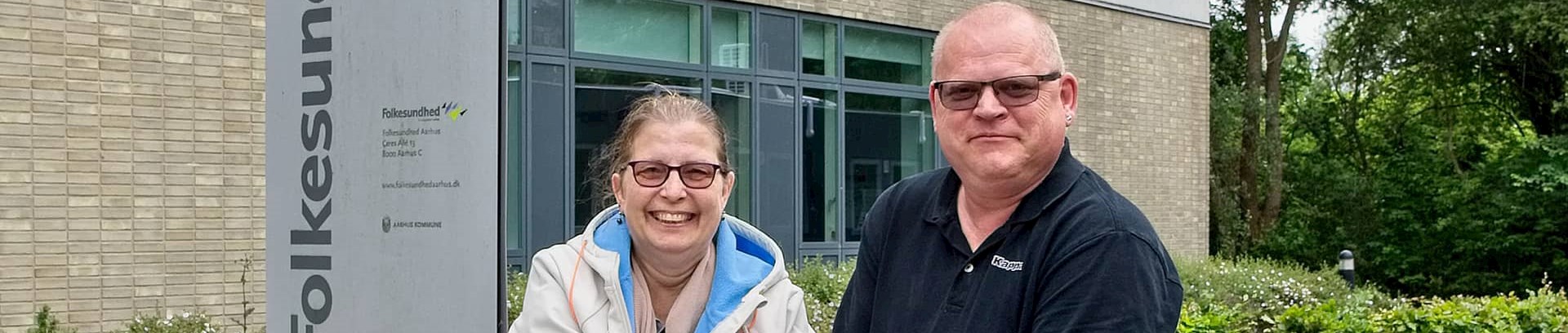 John og Lone, som har været på rygestopkursus i Aarhus Kommune