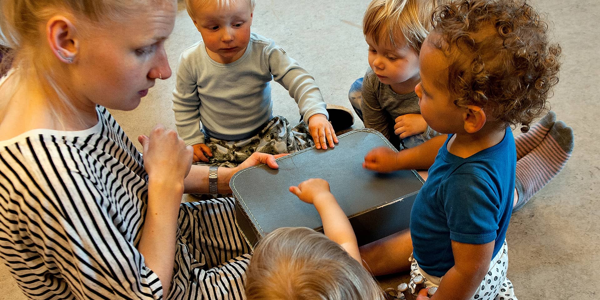 Musik og rytmik for børn ved underviser Ditte Loft, FOF Aarhus