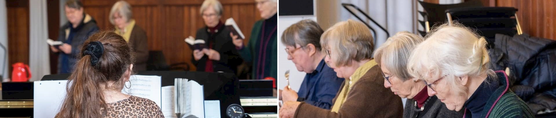 Fællessang og smørrebrød i Solsalen, syng med FOF Aarhus