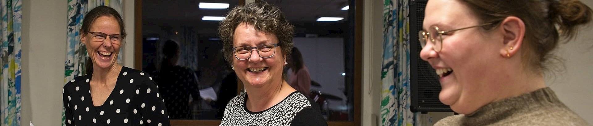 Glade kursister til kor hos FOF Aarhus