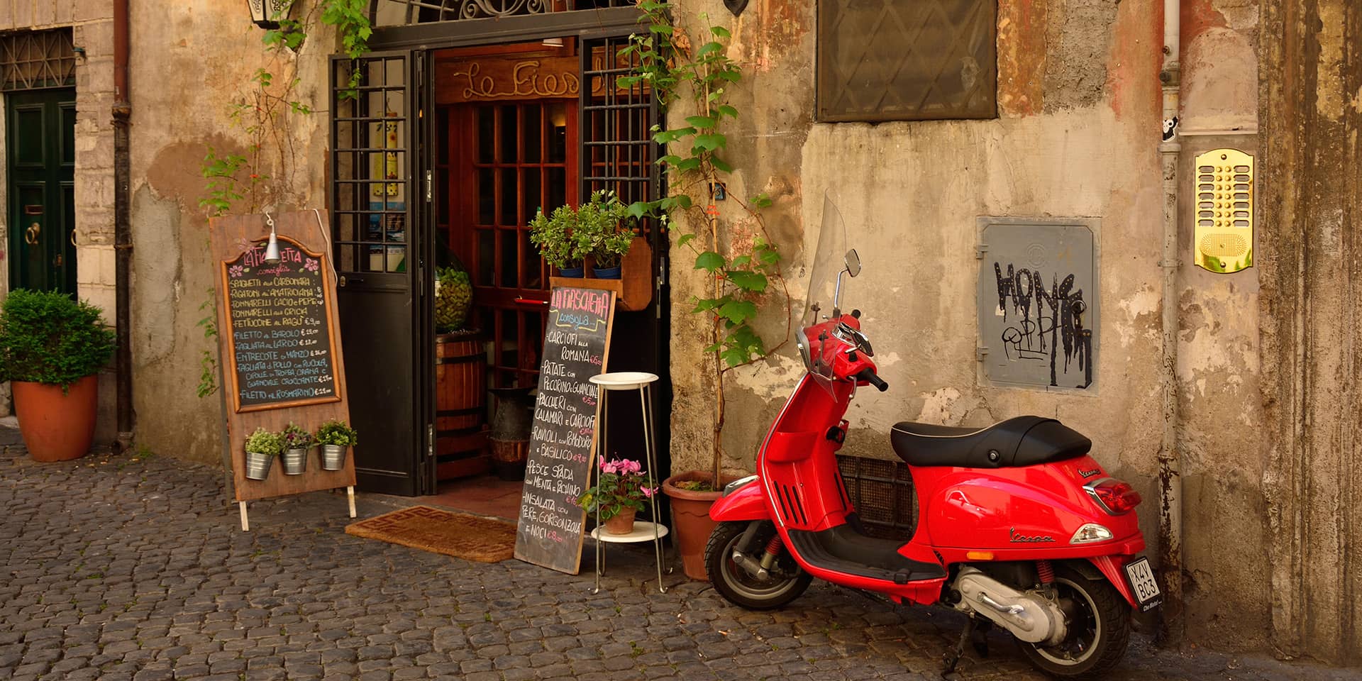 Billede af italiensk sidegade