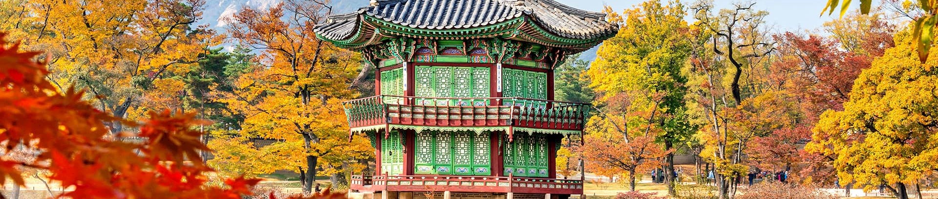 Billede af klassisk koreansk bygning