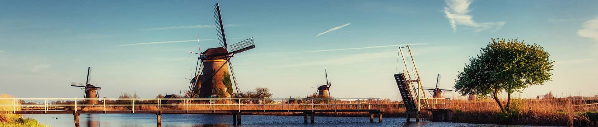 Hollandske møller ved sø. FOF Aarhus.