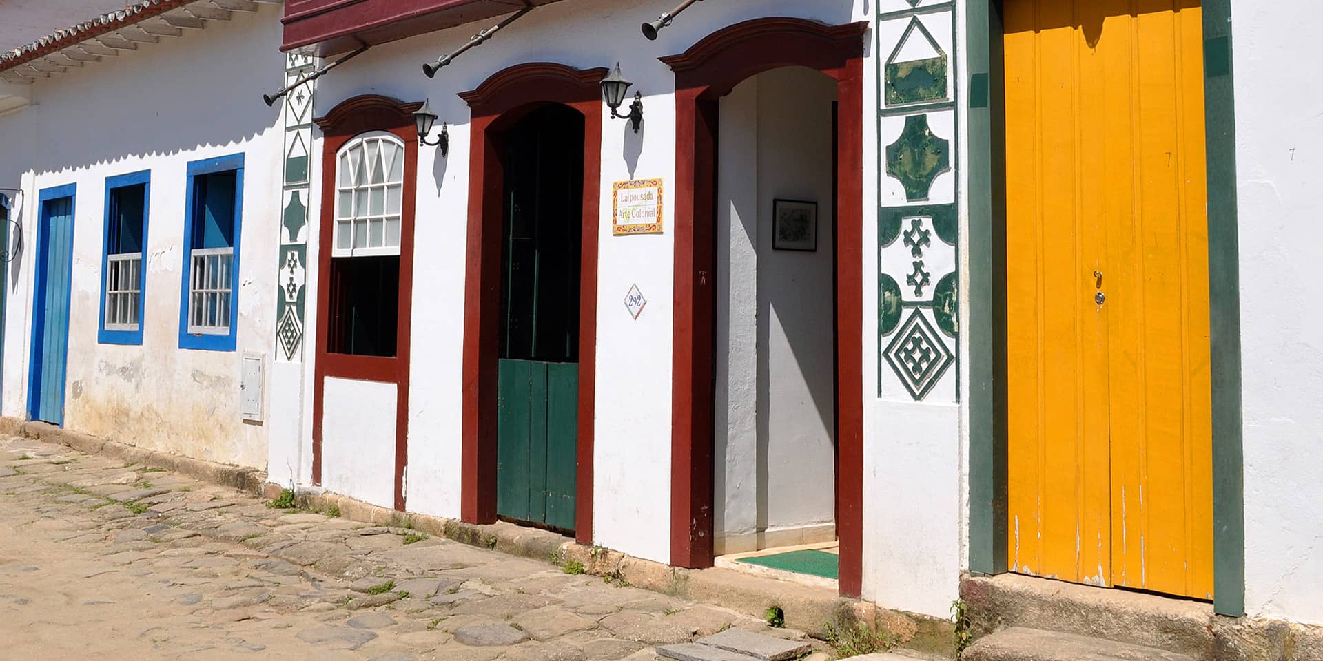 Billede af husfacade i brasilien