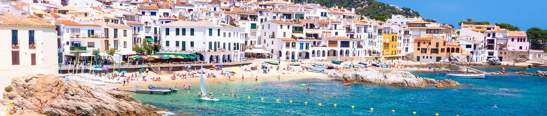 Billede af strand ved middelhavet, Spanien