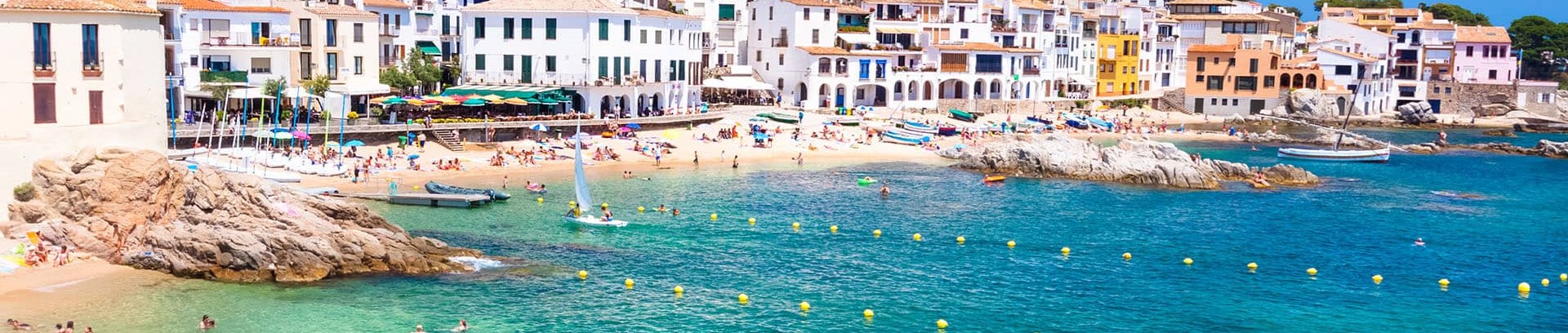 Billede af strand ved middelhavet, Spanien