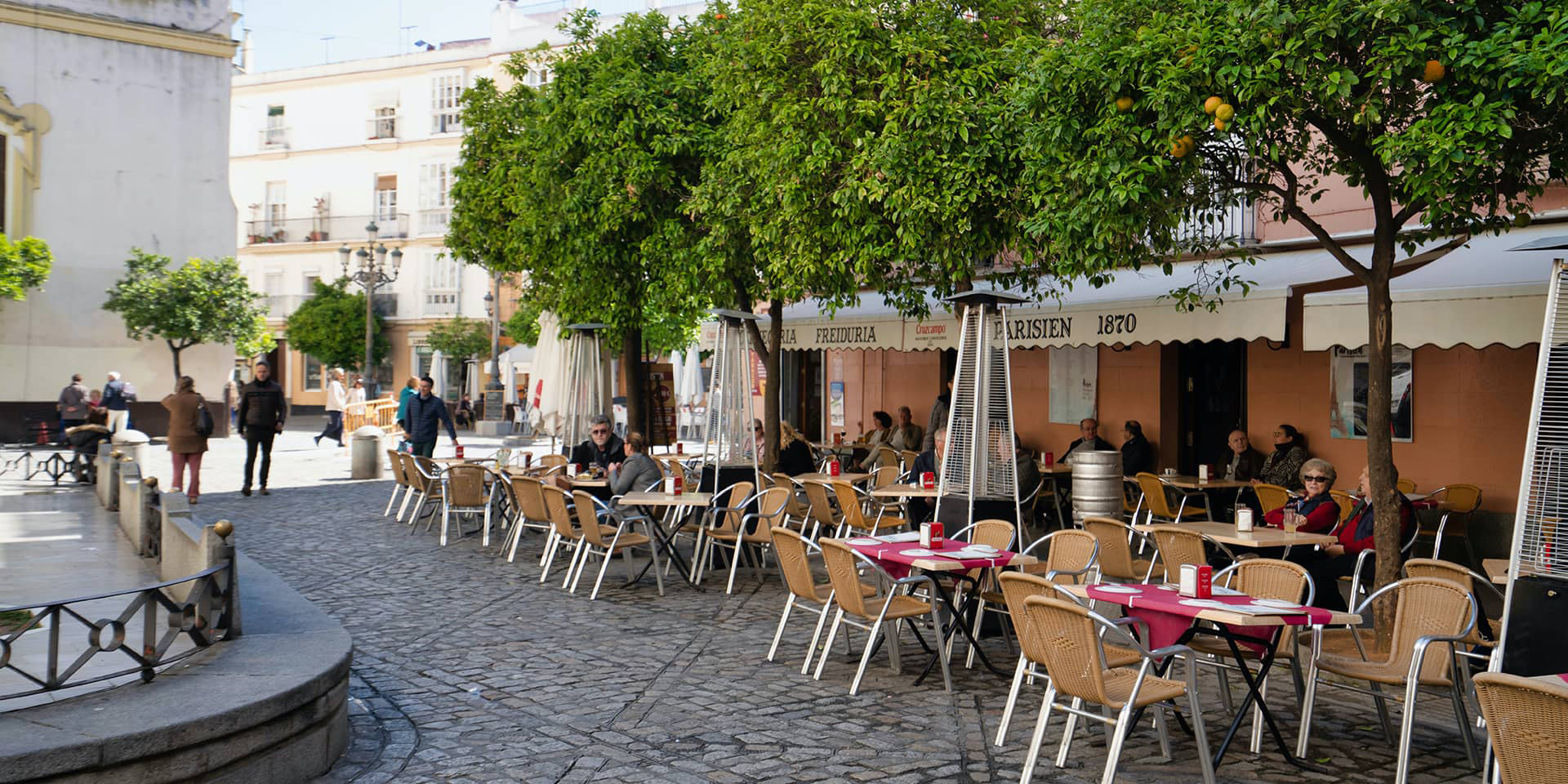 Cafe i Spanien, sprogkursus i FOF Aarhus