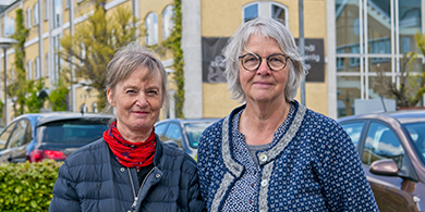 Billede af FOF-undervisere Ragnhild Dalsgaard og Birthe Meldgaard