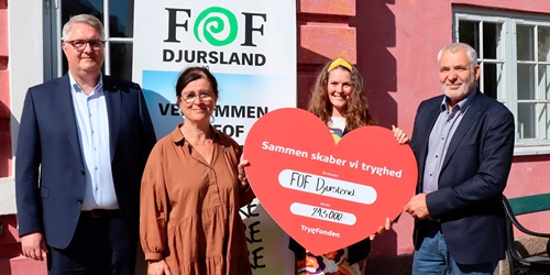 Overrækkelse af midler fra Trygfonden til FOF Djursland