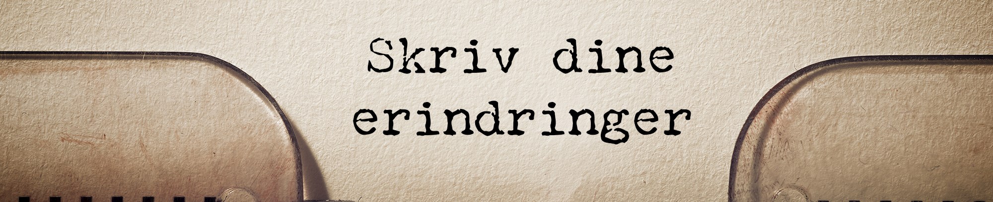 Skriv dine erindringer - Rønde med FOF Djursland