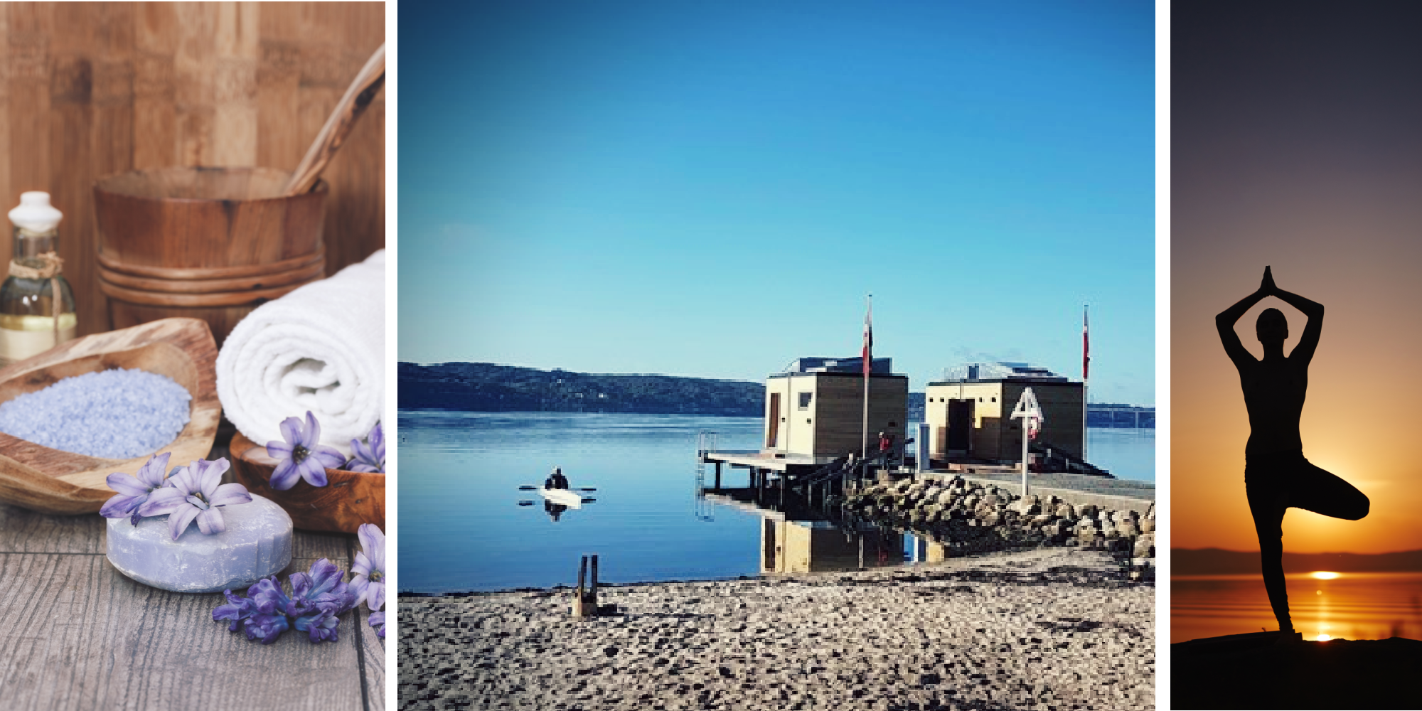 Yoga, saunagus og havdyp Tirsbæk, Vejle