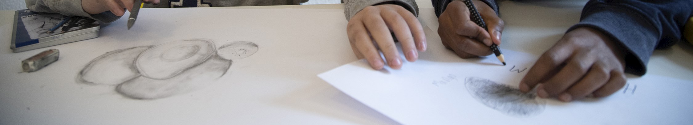 Tegning for børn og unge hos FOF København