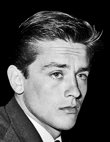 Skuespiller Alain Delon i 1961