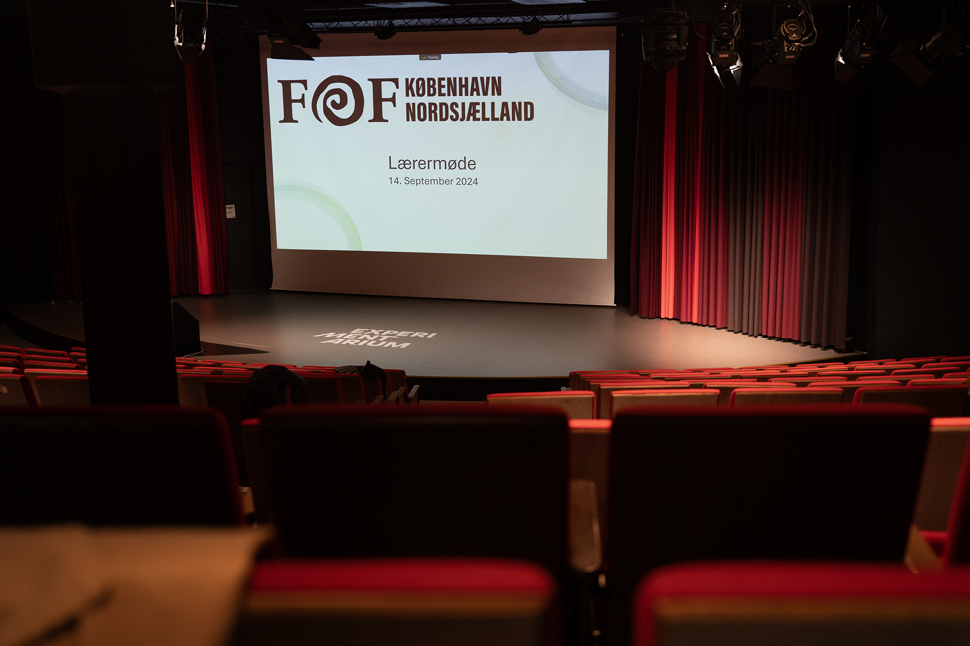 FOF København og Nordsjællands lærermøde 2024 - salen