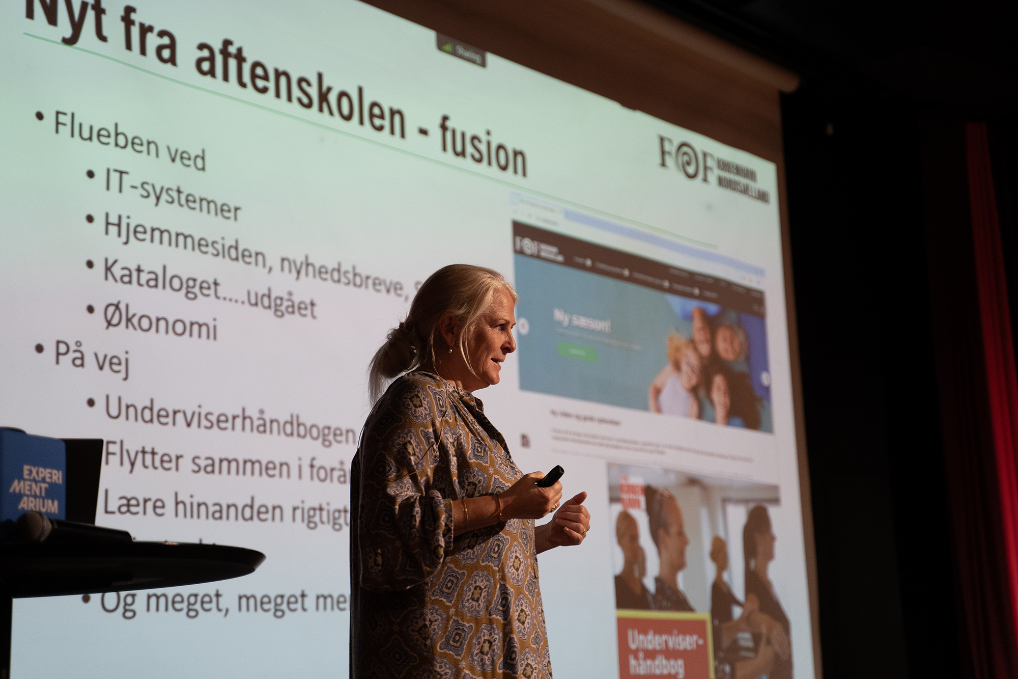 FOF København og Nordsjællands lærermøde 2024 - Bernadette Follmann præsenterer