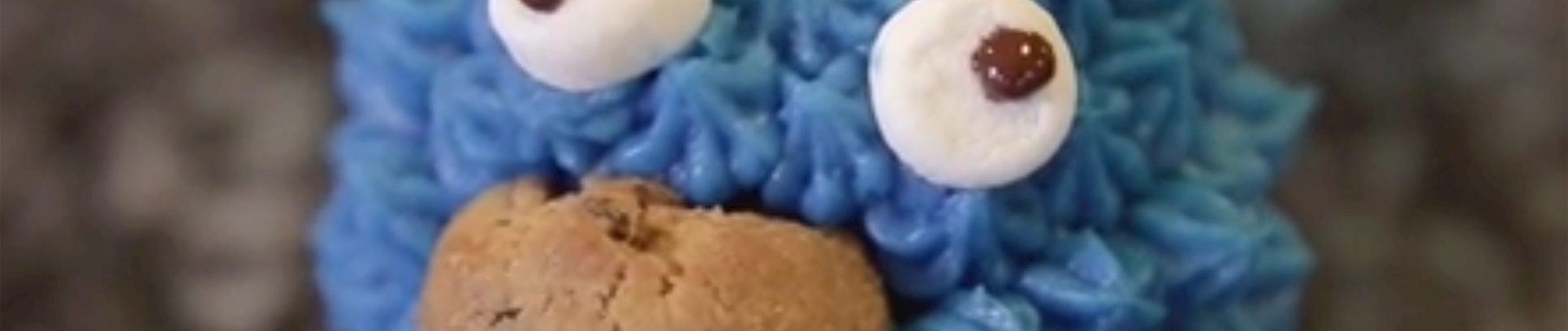 Få opskriften på Cookie Monster cookies hos FOF København