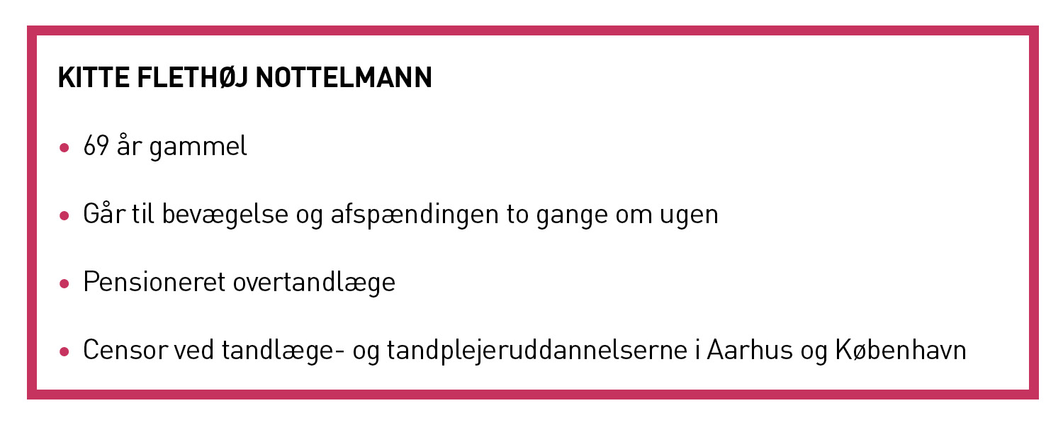 Faktaboks om Kitte Nottelmann der er kursist i FOF København