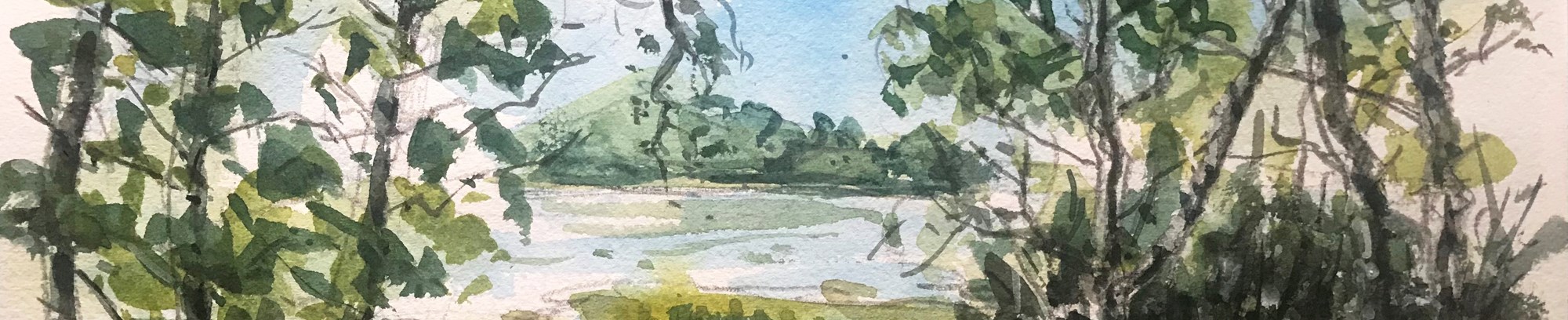 Lær at male med akvarel efter feriefotos hos FOF Nordsjælland