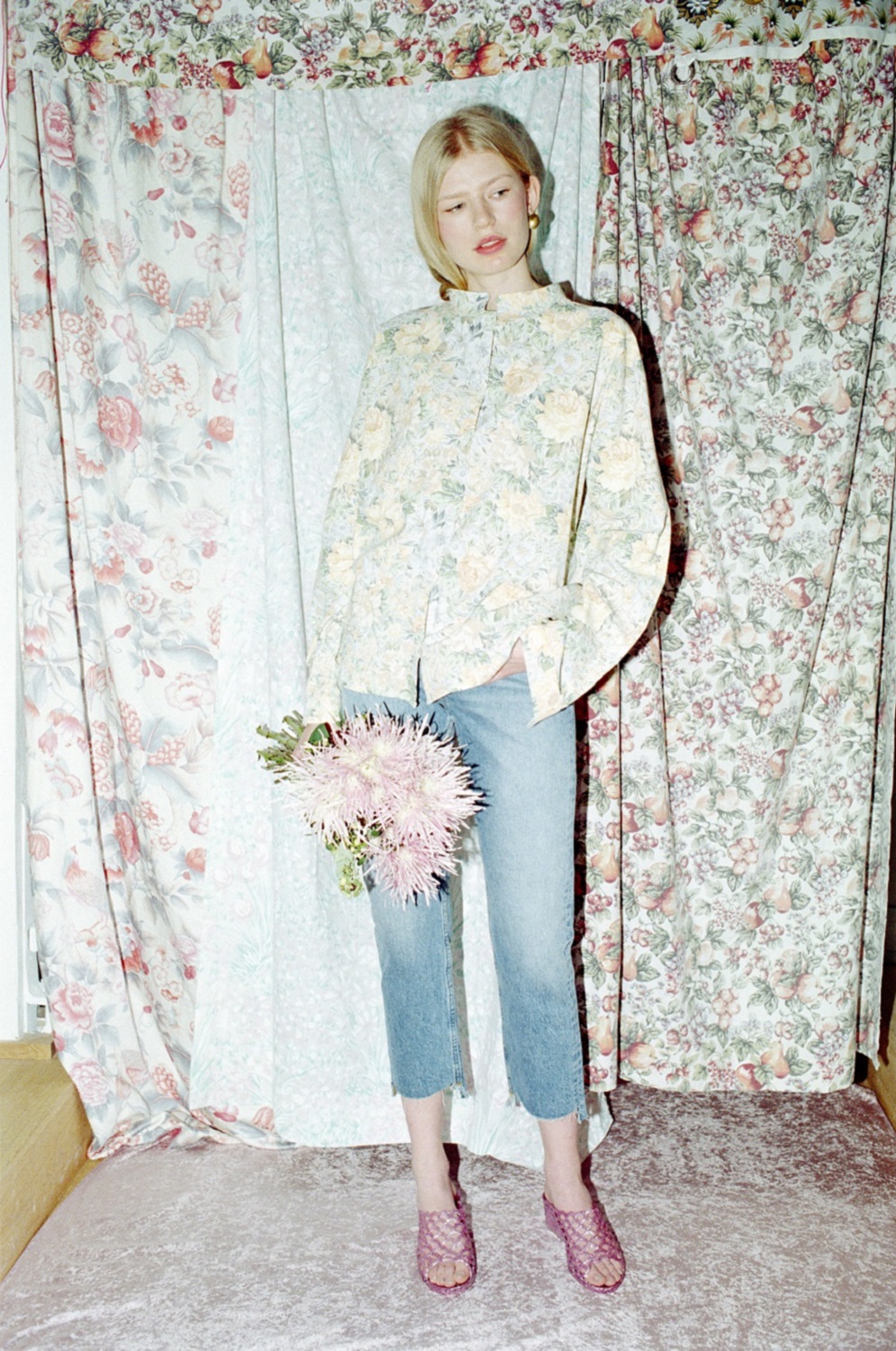 Alexandra Hartmann – skjorte med blomster