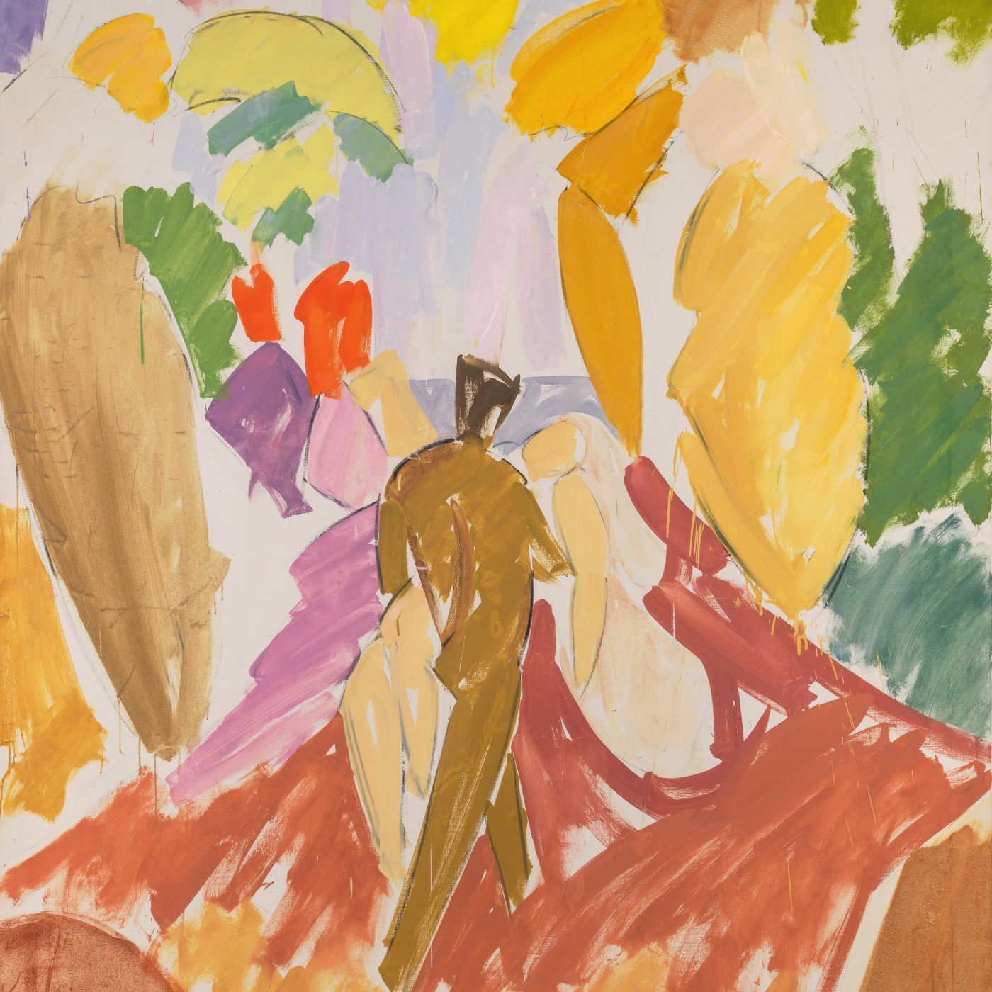 Edvard Weie: Faun og nymfe, 1940