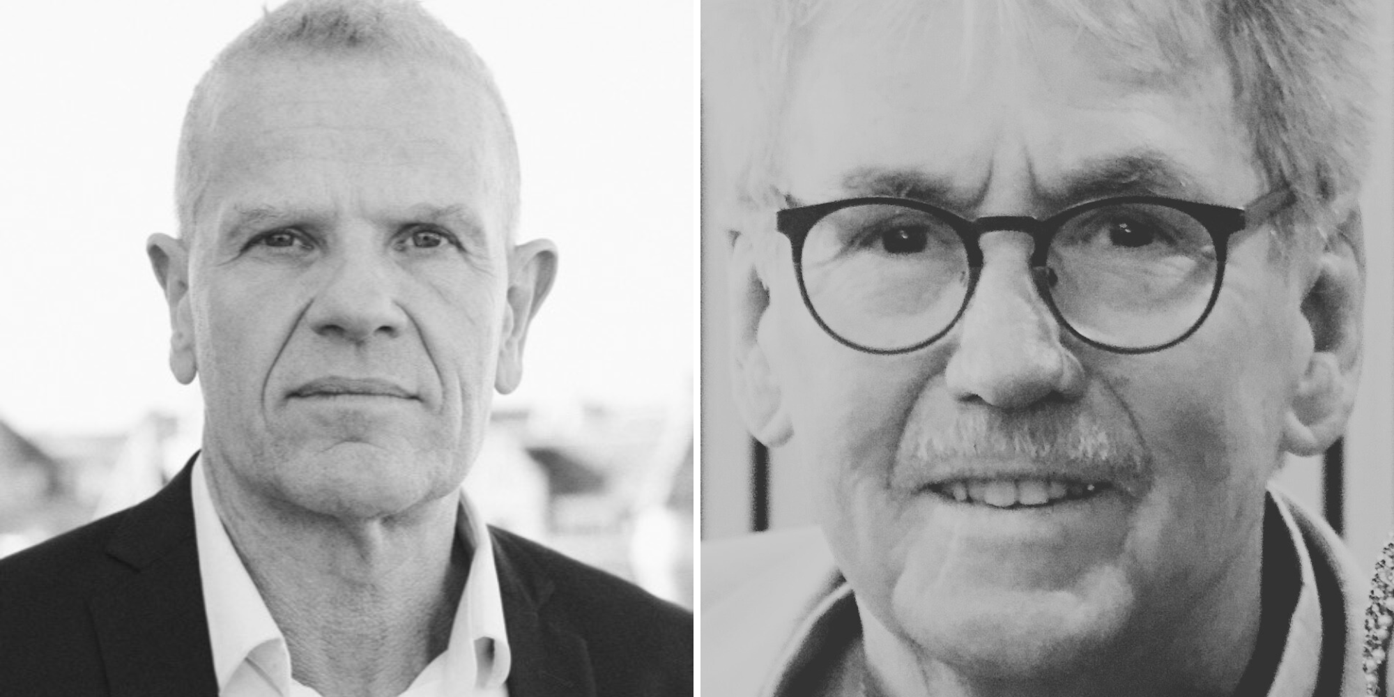 Portrætter af Lars Findsen og Leon Mandal