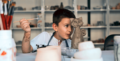 Tag med til hyggeligt keramikkursus for børn og voksne