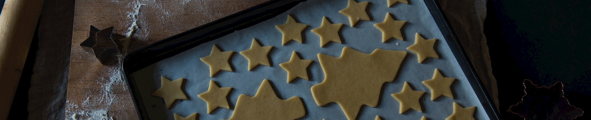 Forskellige julesmåkager bagekursus FOF Køge Bugt