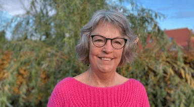 Jette Christensen, underviser i yoga og mindfulness hos FOF Køge Bugt