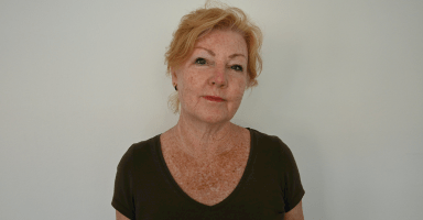 Liselotte Hartmann, pilatesunderviser hos FOF Køge Bugt