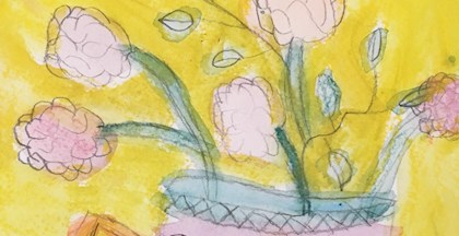 Billedkunst og akvarelmaleri i haven for børn i FOF Nordsjælland