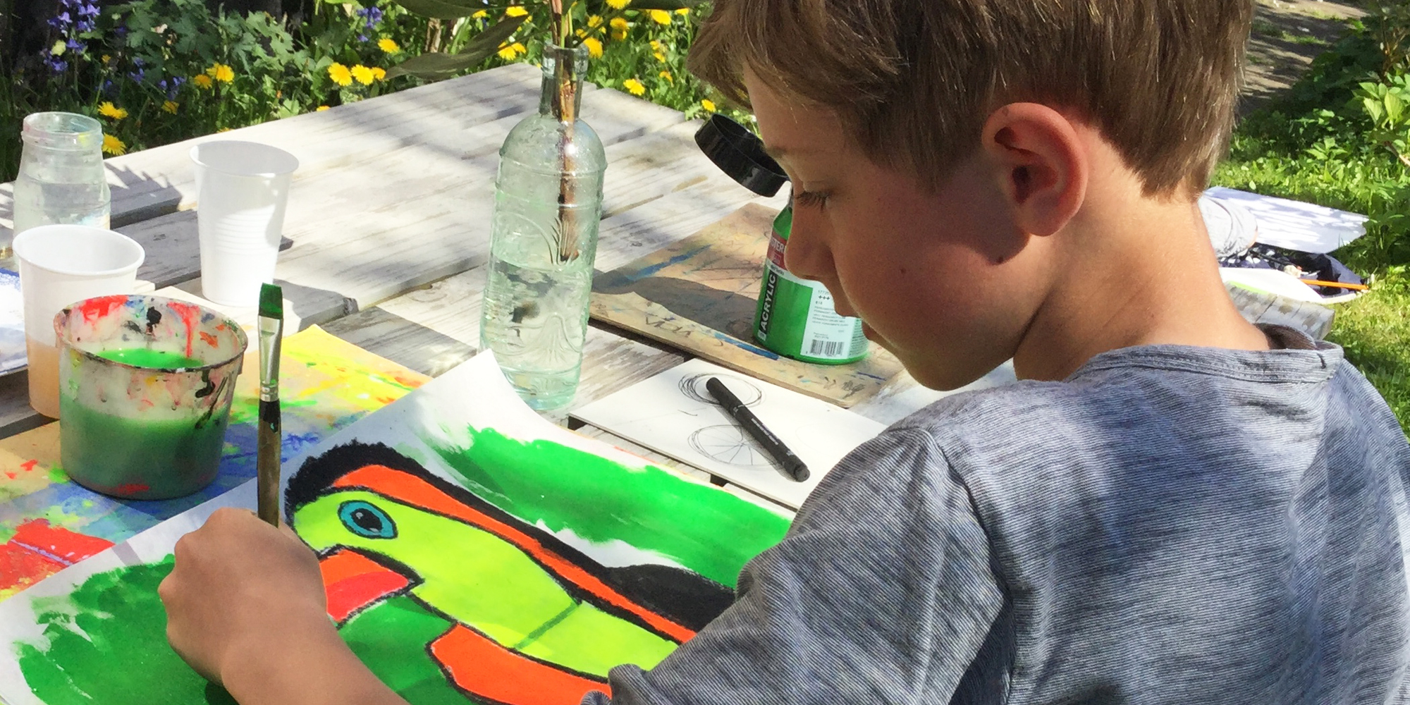Kreative kurser og billedkunst for børn i FOF Nordsjælland