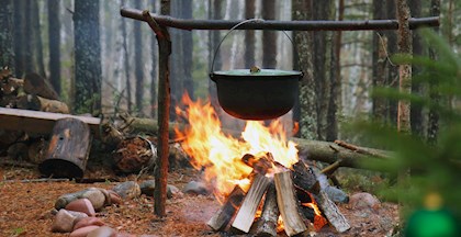 Lær at lave mad over bål hos FOF Nordsjælland