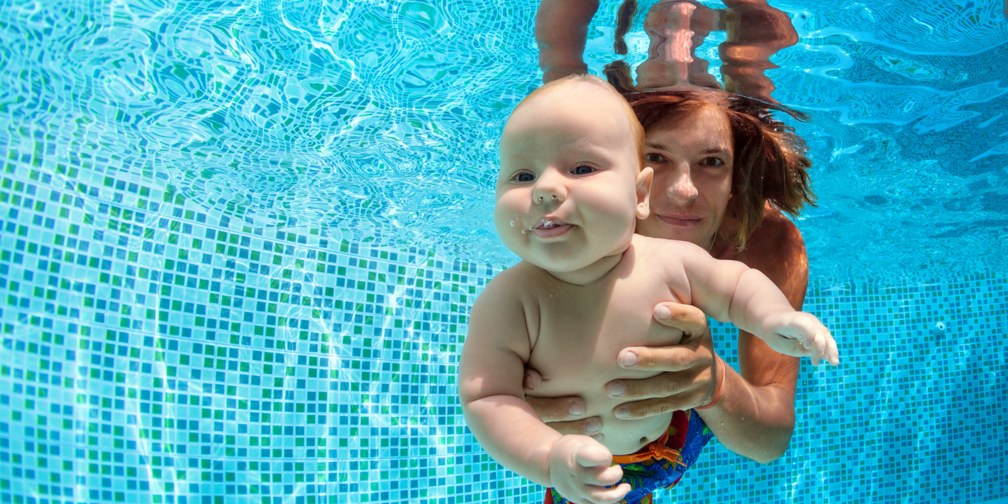 Babysvømning, tumlesvømning, voksen-barn, leg i vand, FOF Nordvestjylland, Holstebro